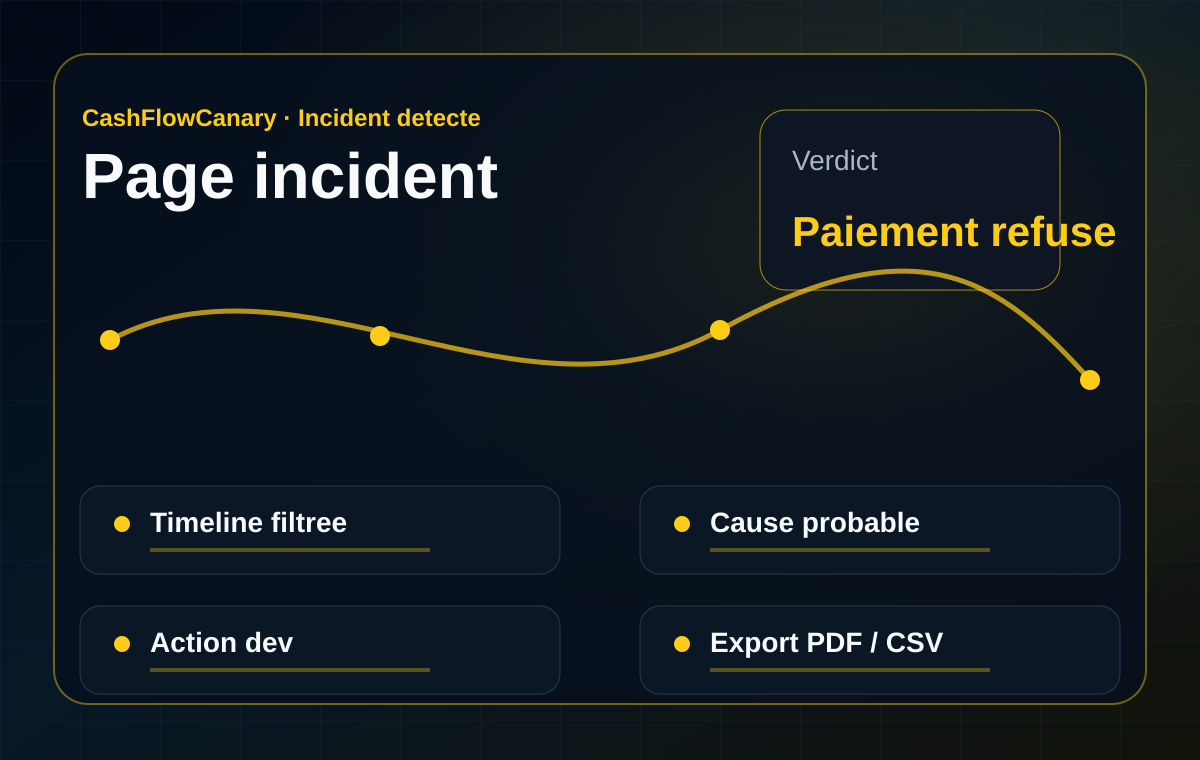 Exemple abstrait avant après correction CashFlowCanary